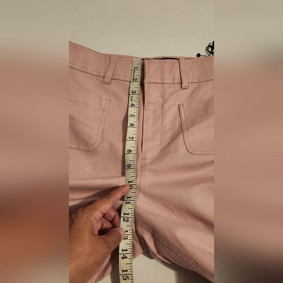 The Script Chiara Wide Leg High Rise Pants in Rose Size 8 - Picture 9 of 13